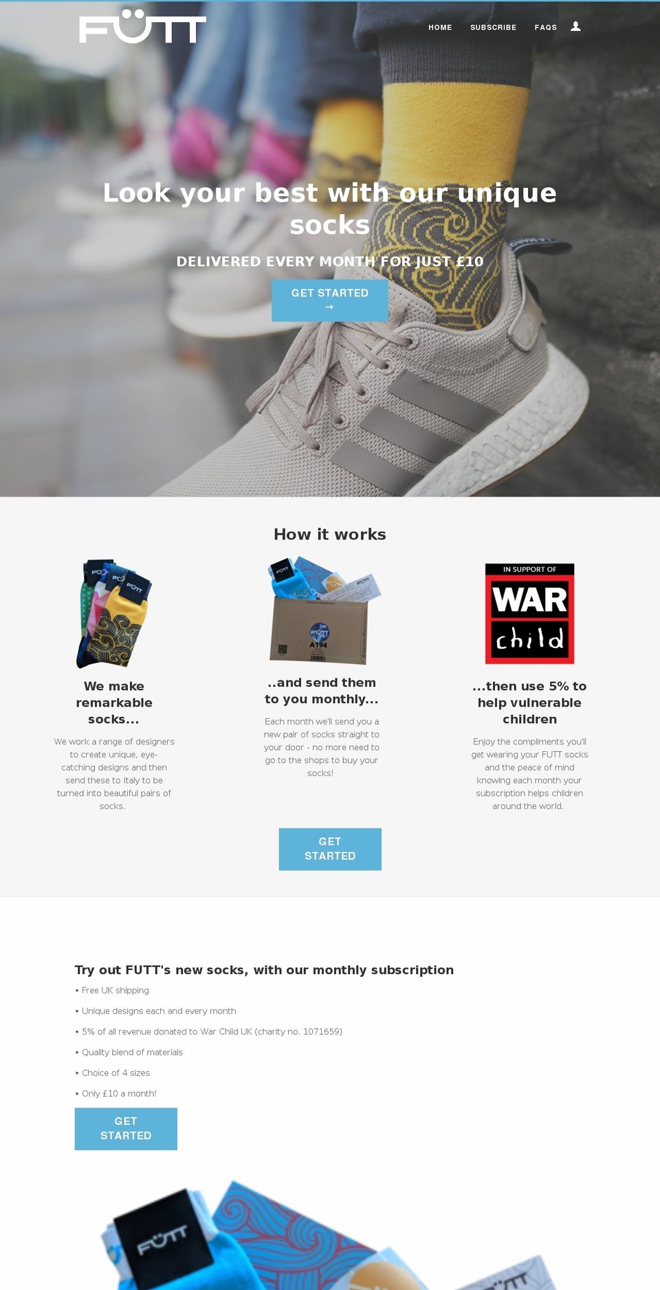 futt.co.uk shopify website screenshot