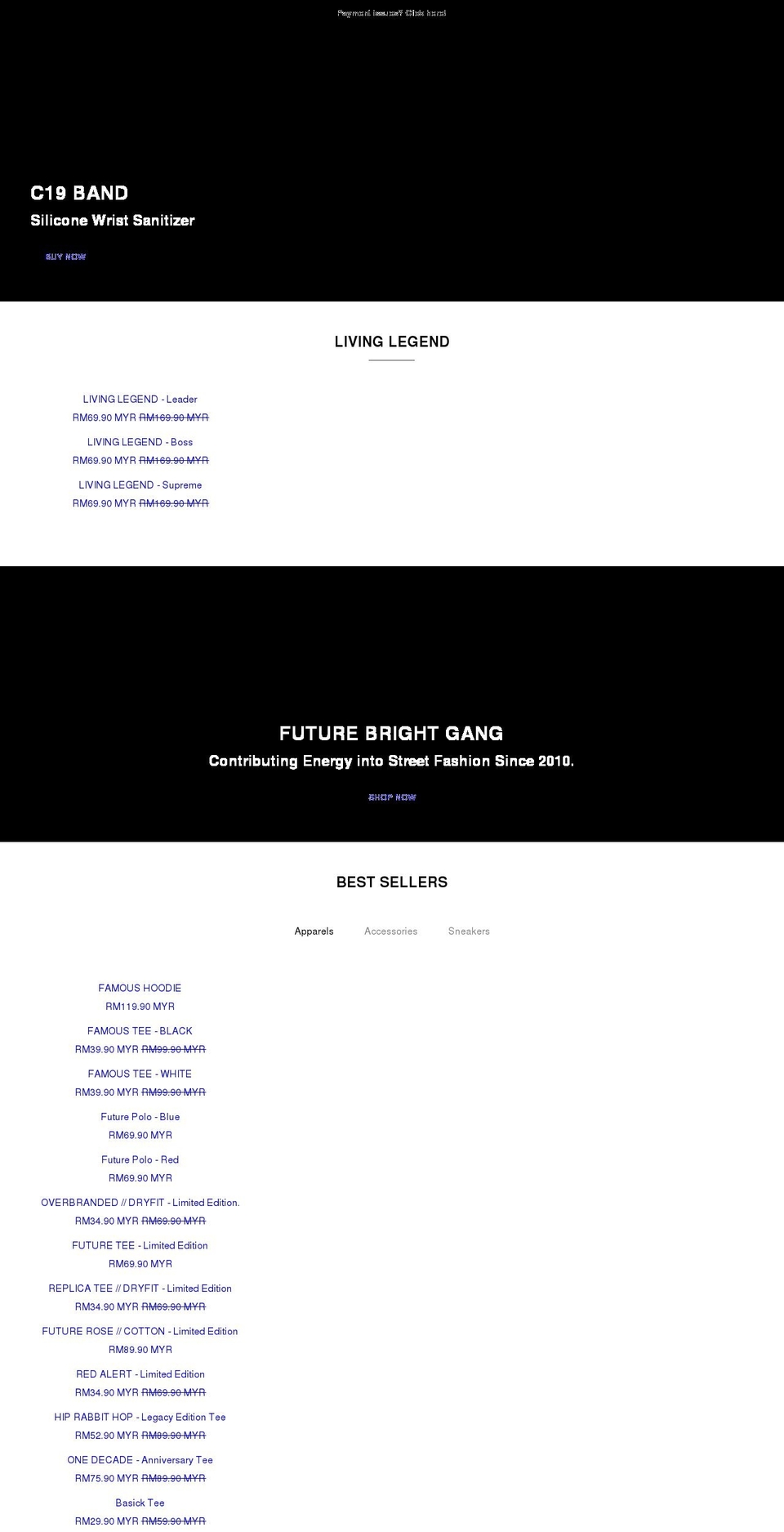 futurebrightgang.com shopify website screenshot