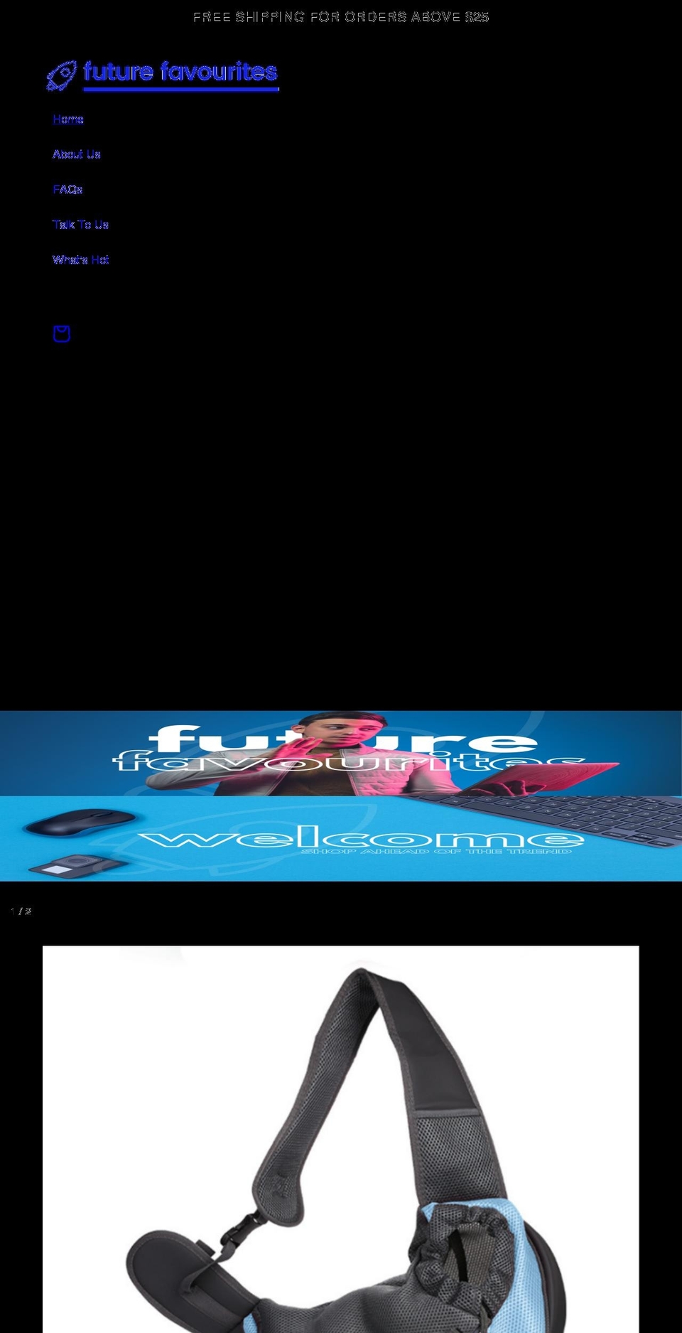 futurefavourites.com shopify website screenshot