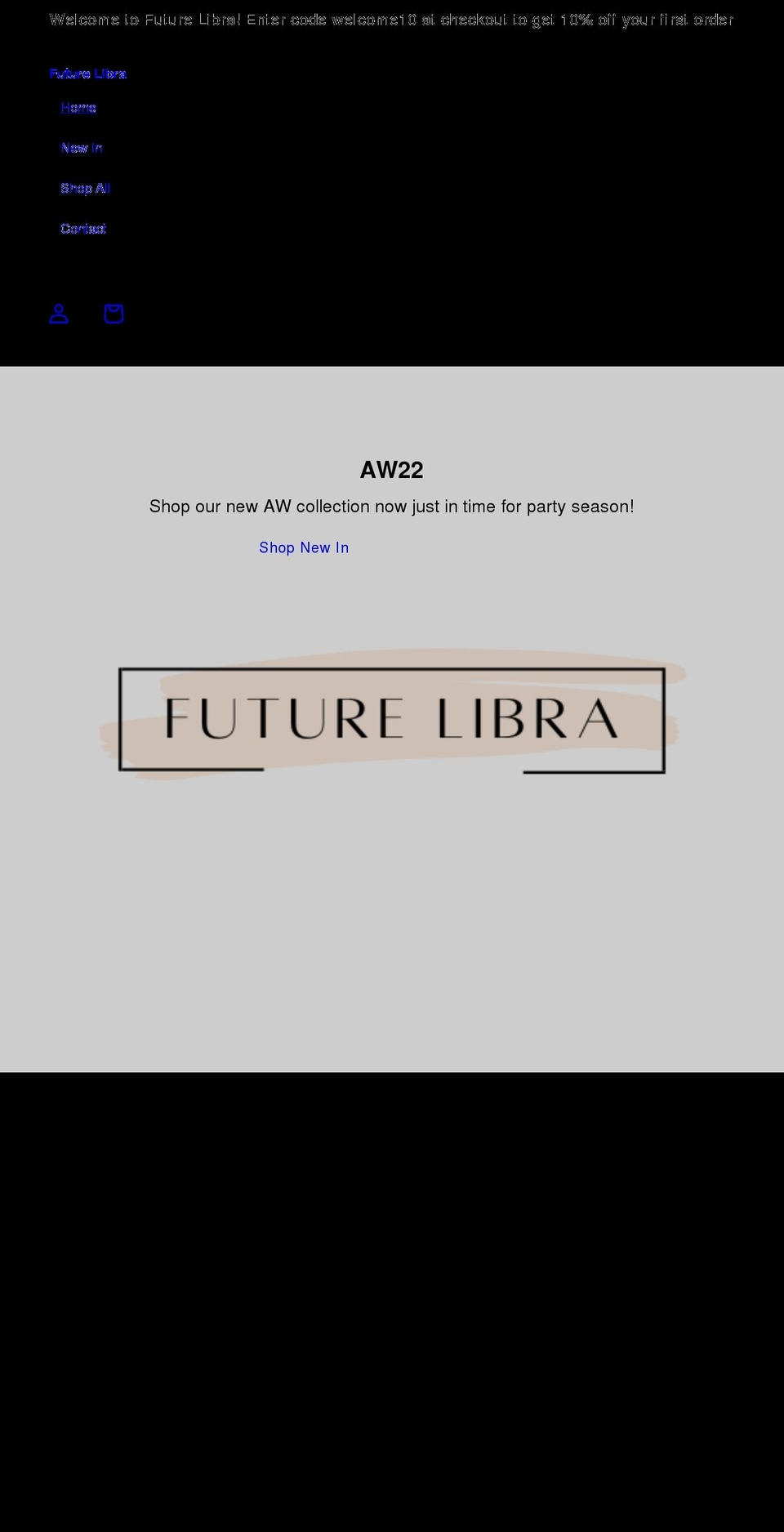 futurelibra.com shopify website screenshot