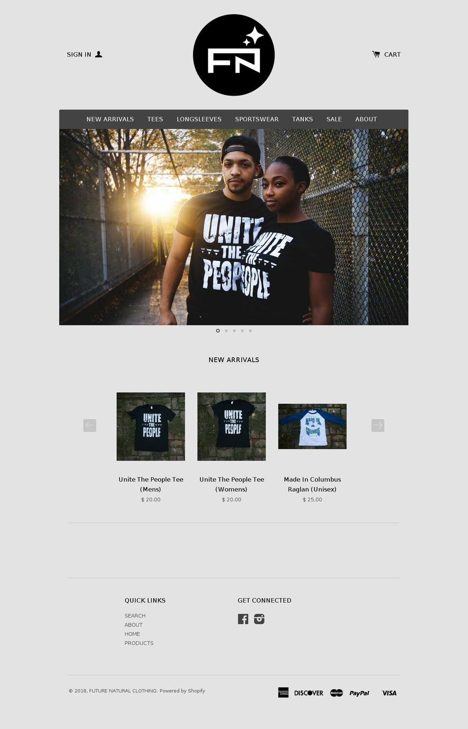 futurenaturalltd.com — Shopify storefront screenshot