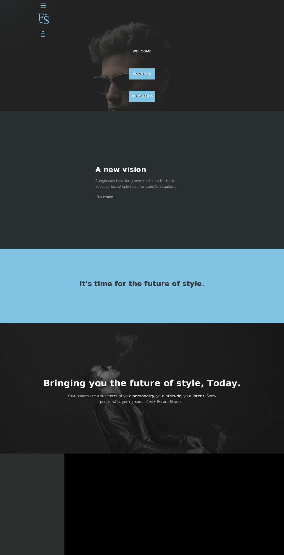 futureshades.com — Shopify storefront screenshot