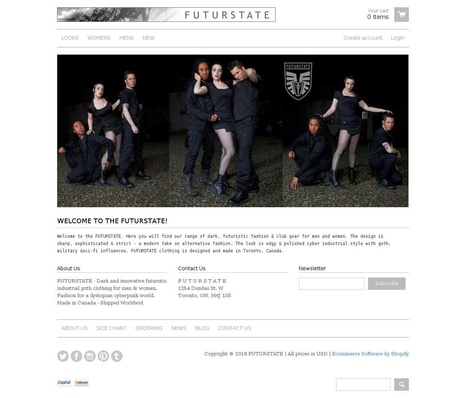 futurstate.net shopify website screenshot