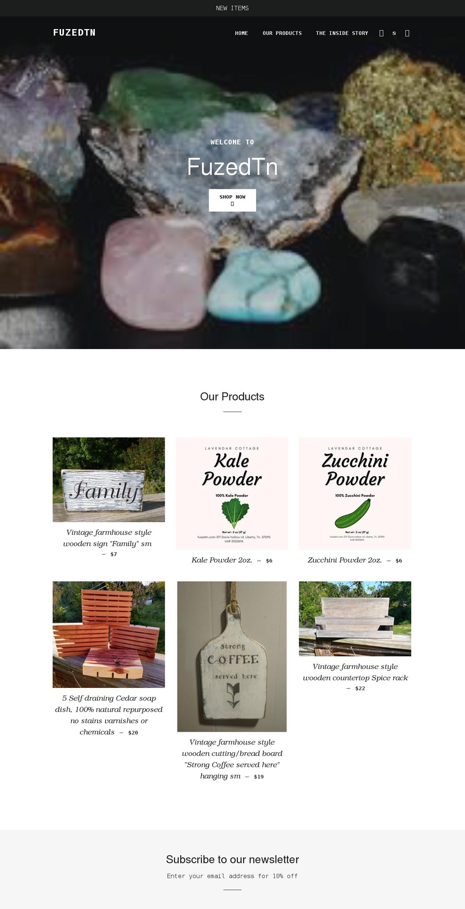fuzedtn.com shopify website screenshot