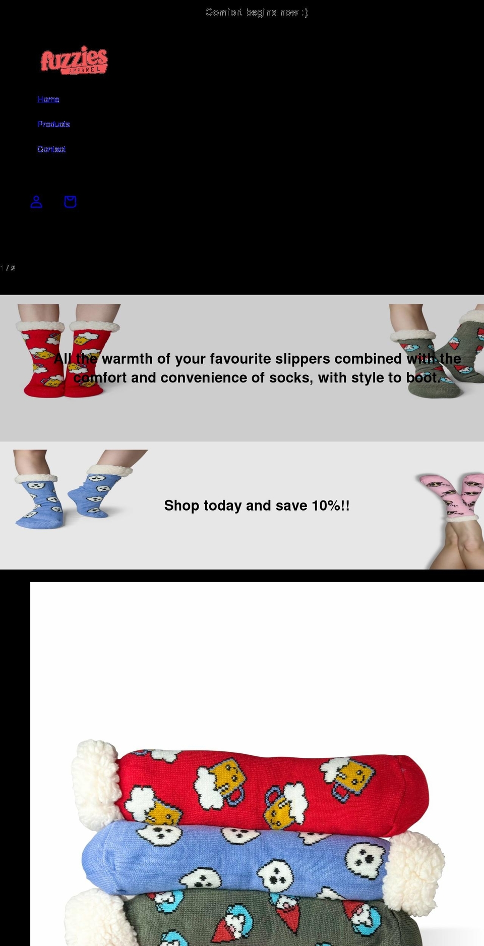 fuzzies.com.au shopify website screenshot