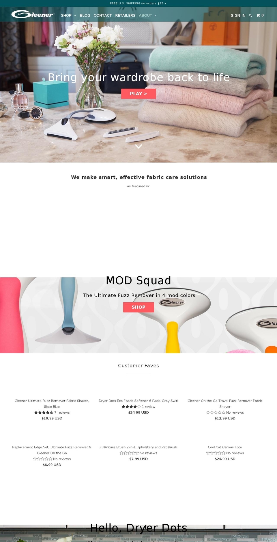 fuzzmagnet.com shopify website screenshot