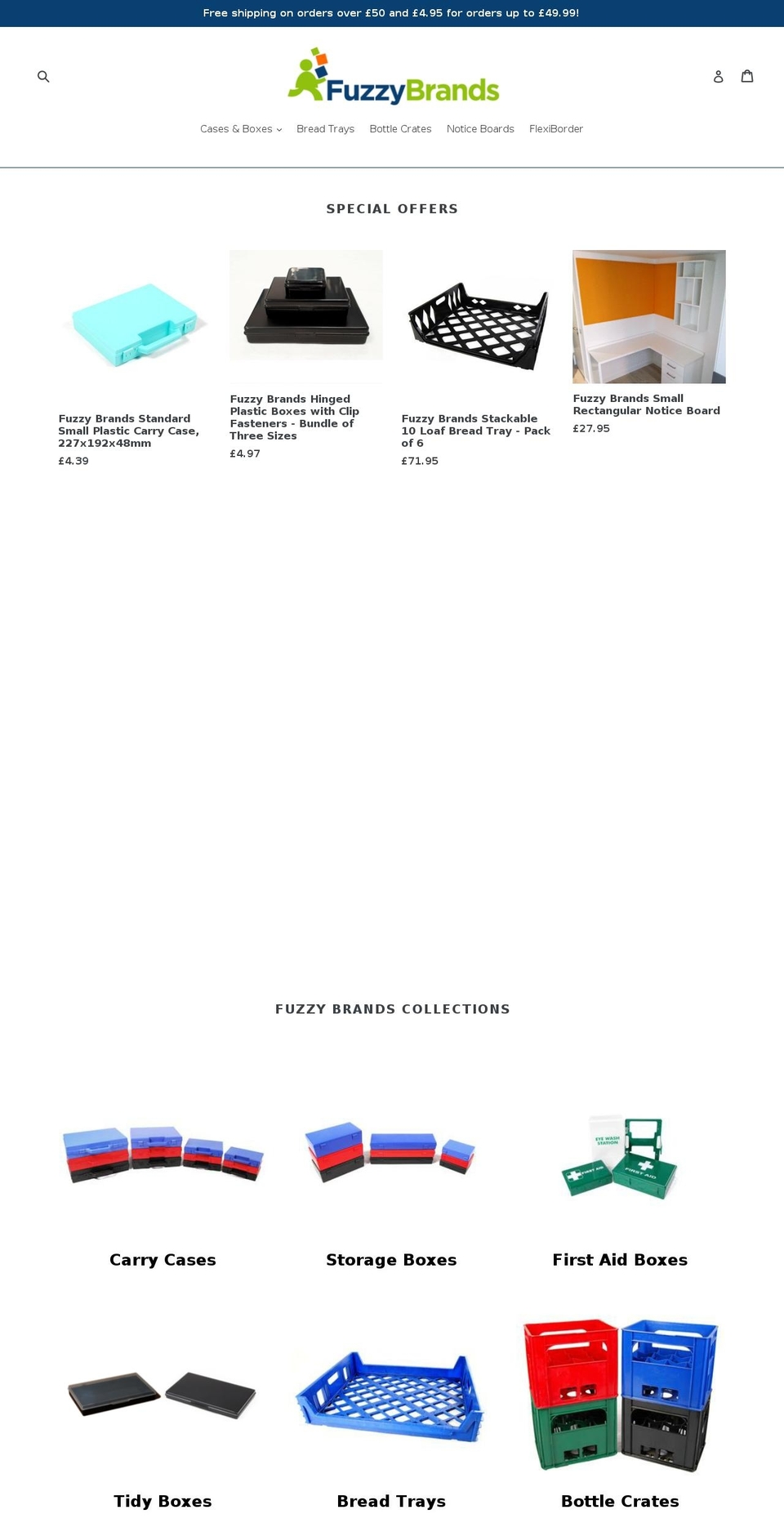 fuzzybrands.com shopify website screenshot