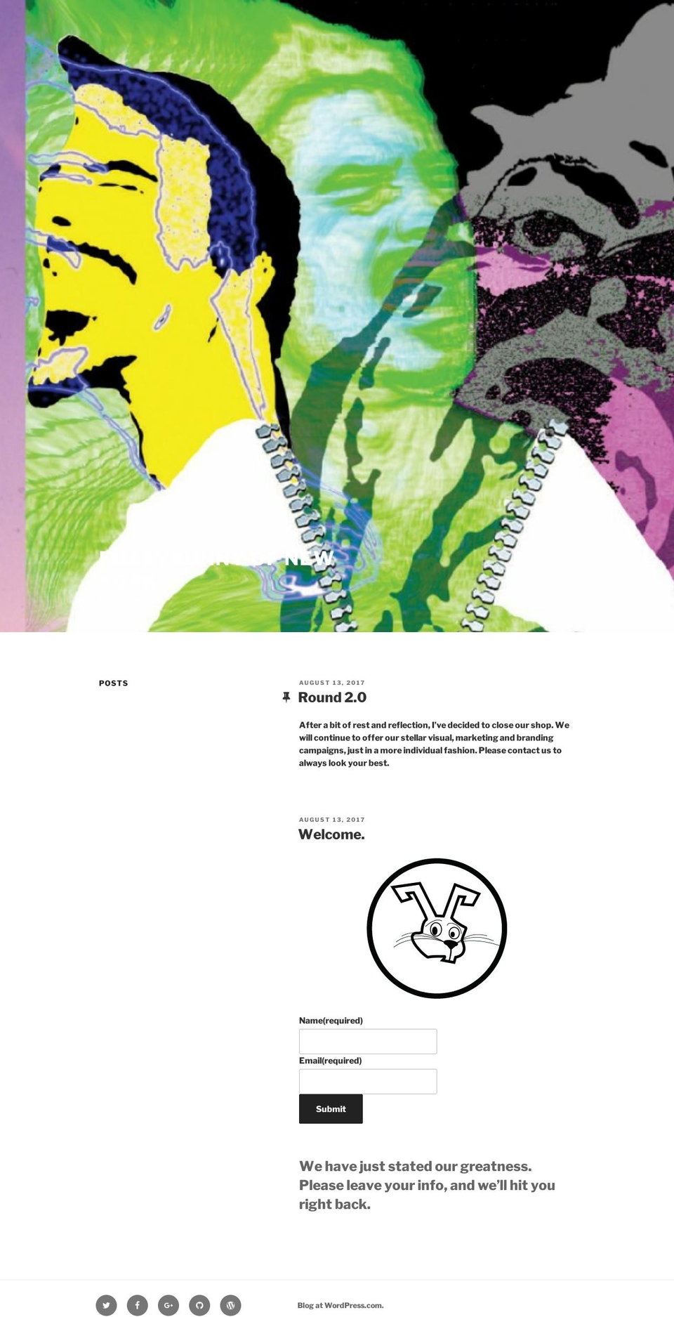 fuzzybunnyny.com — Shopify storefront screenshot