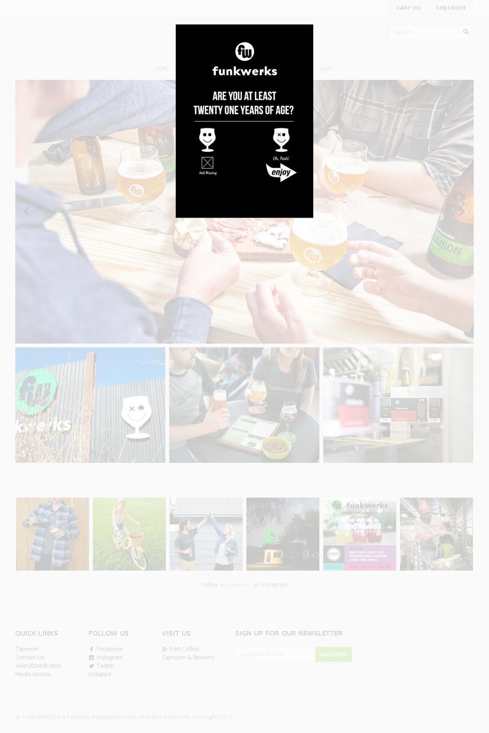 fwbarrelhouse.com — Shopify storefront screenshot
