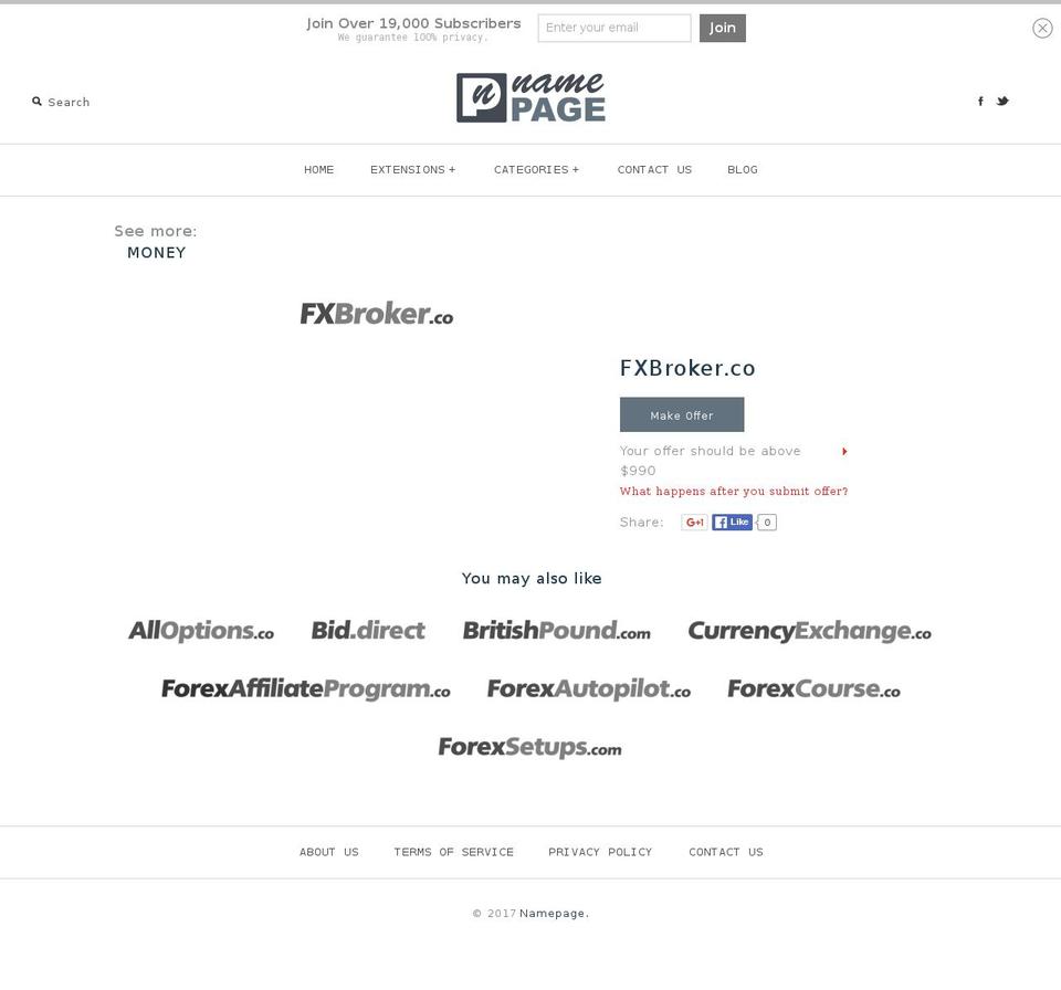 fxbroker.co shopify website screenshot