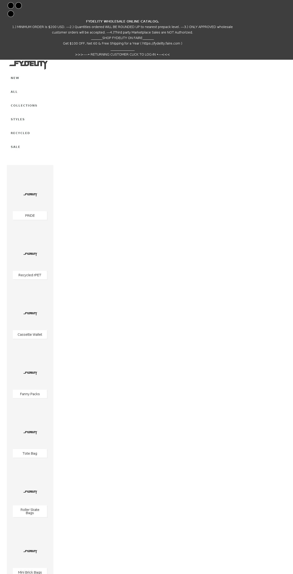 fydelityco.com shopify website screenshot