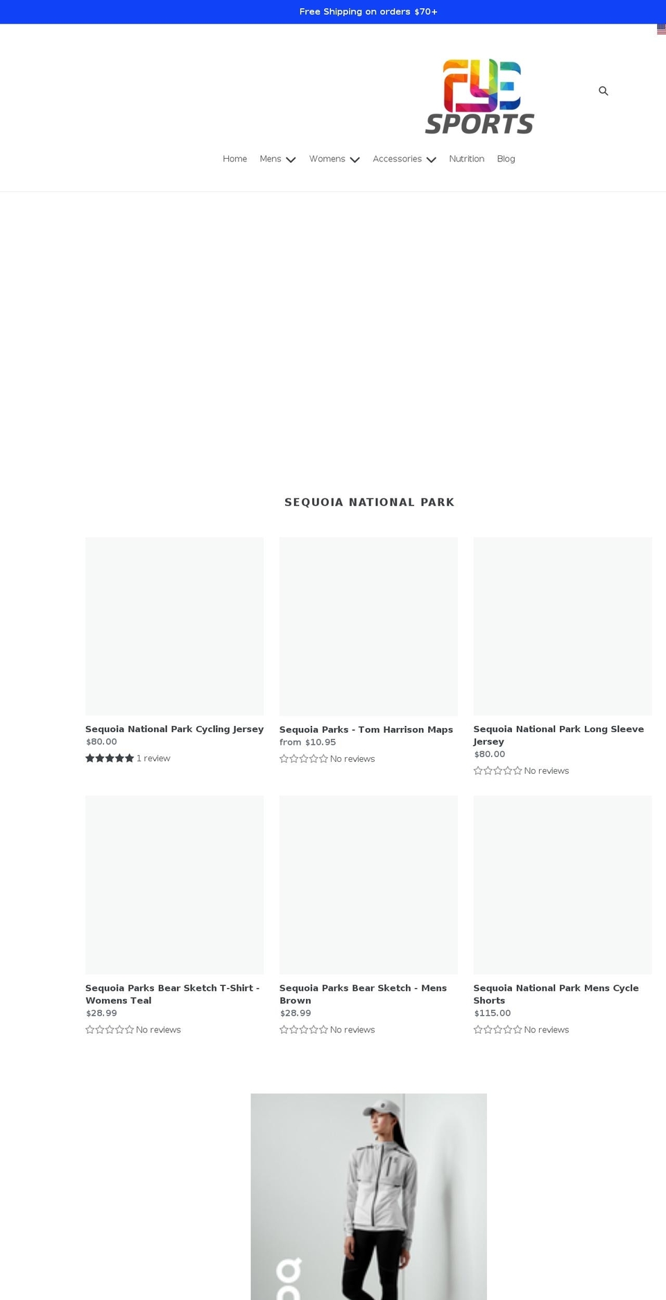 fyesportsshop.com shopify website screenshot