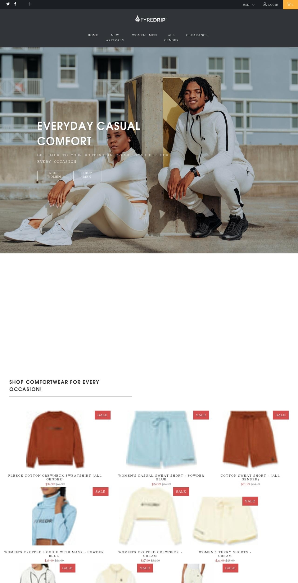 fyredrip.com shopify website screenshot