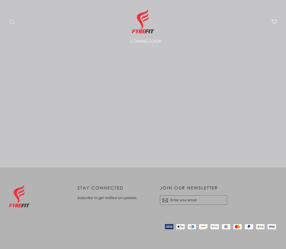 fyrefit.com — Shopify storefront screenshot