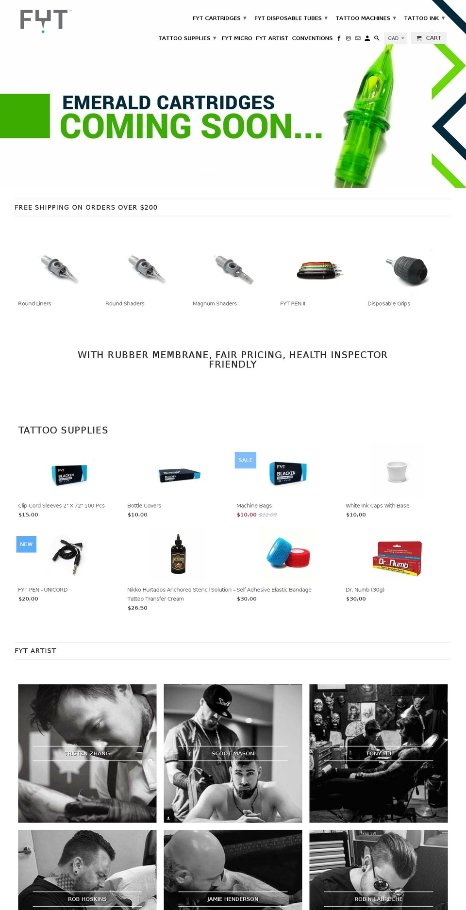 fytpen.com shopify website screenshot