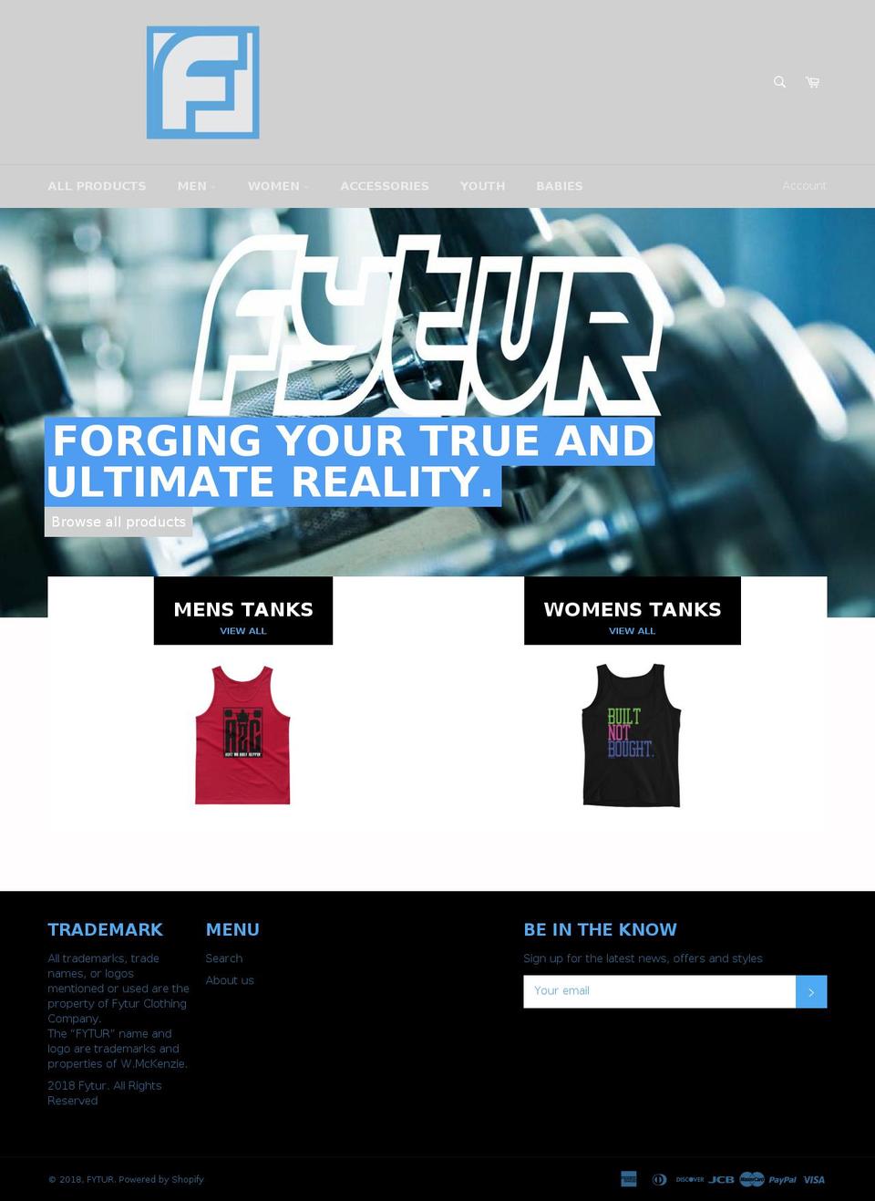 fytur.com — Shopify storefront screenshot
