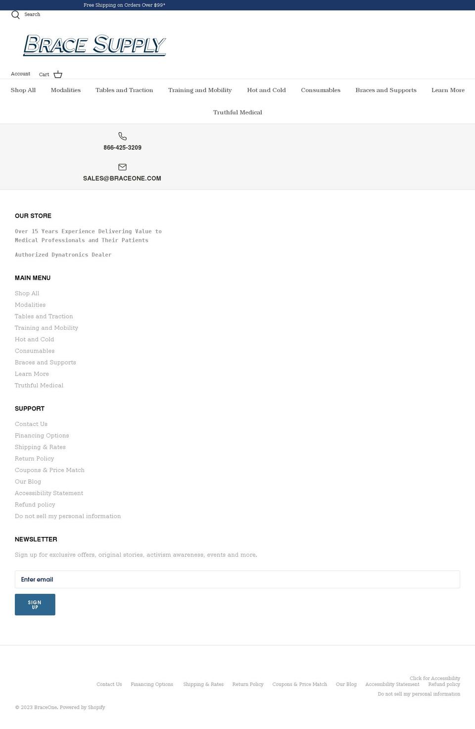 fyzicalsupply.com shopify website screenshot