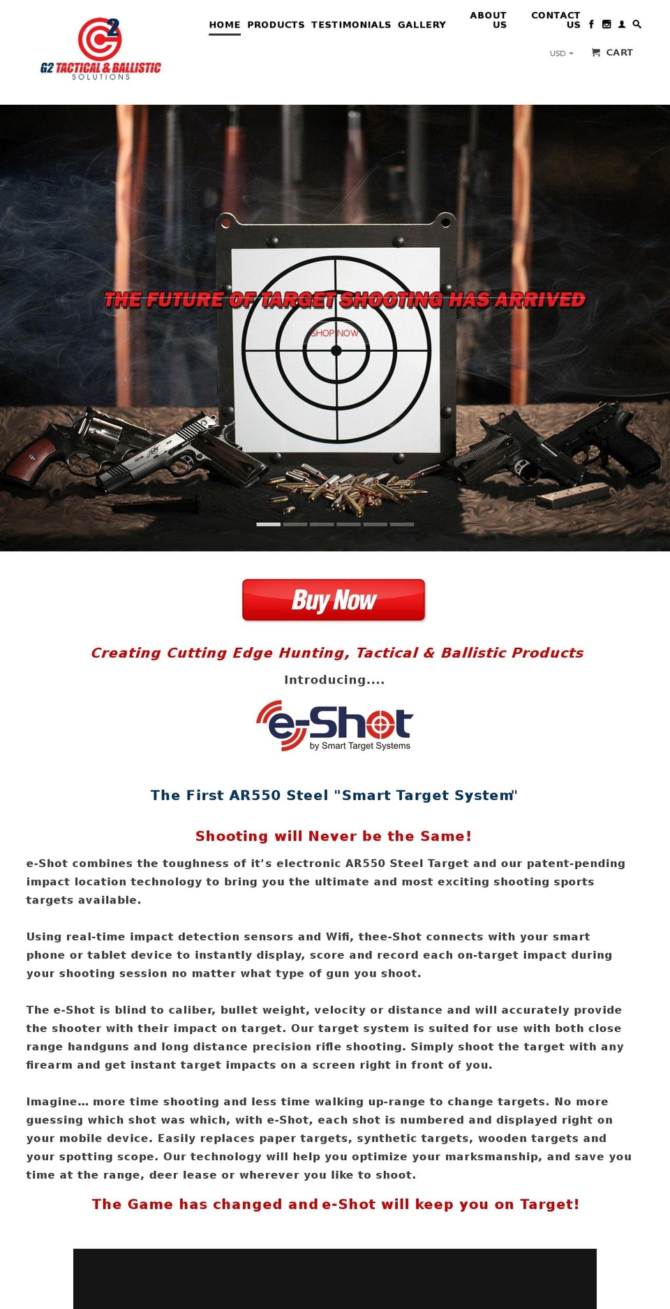 g-2solutions.org shopify website screenshot