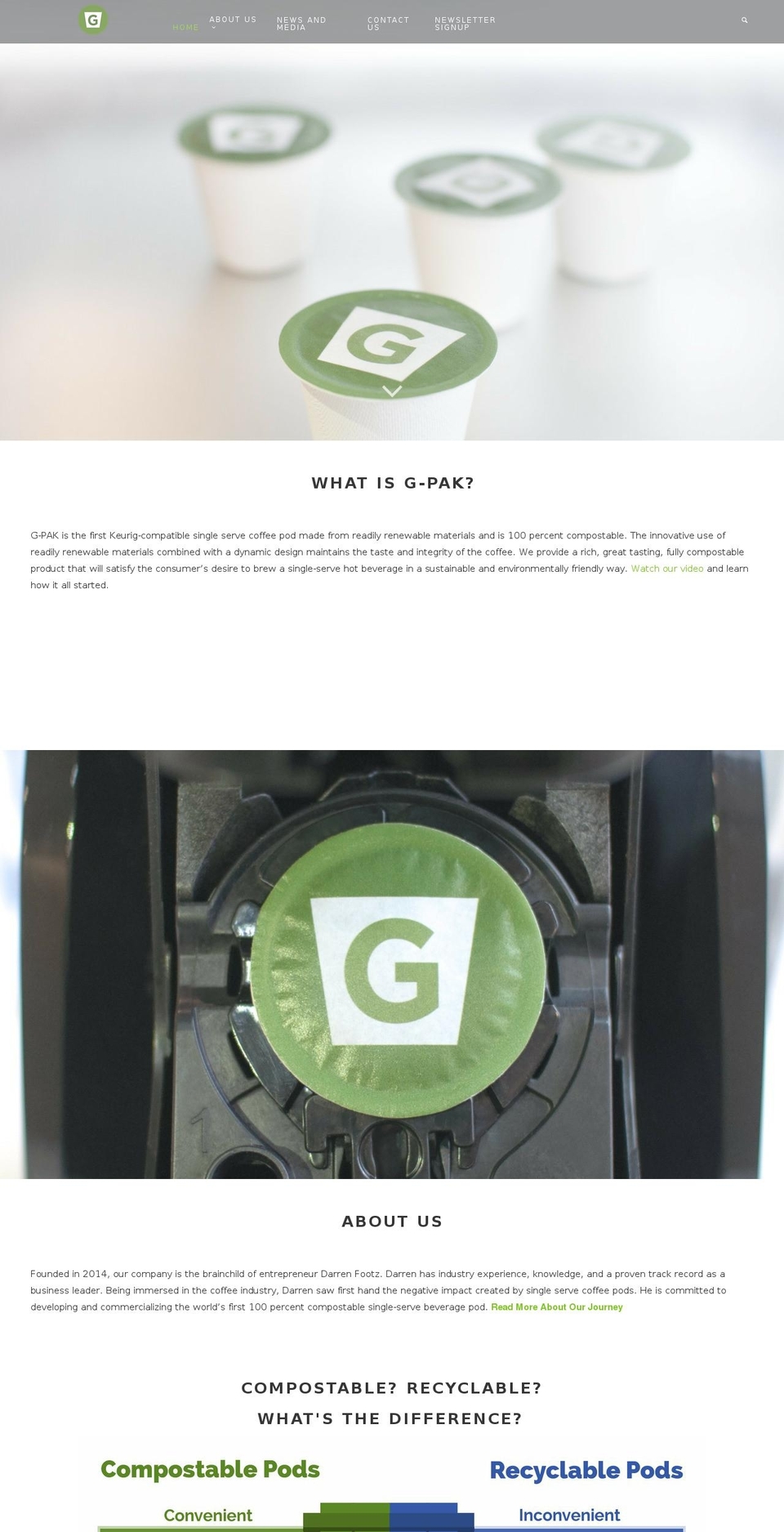 g-pak.com shopify website screenshot