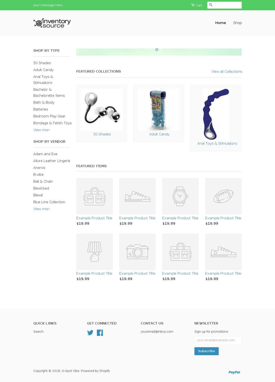 is-turnkey-theme Shopify theme site example g-spotvibe.com