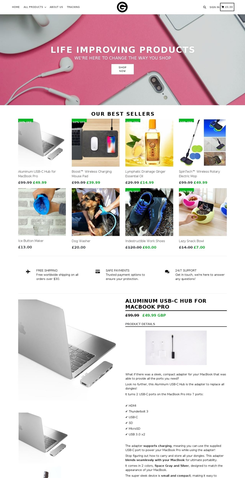 g-supply.com — Shopify storefront screenshot