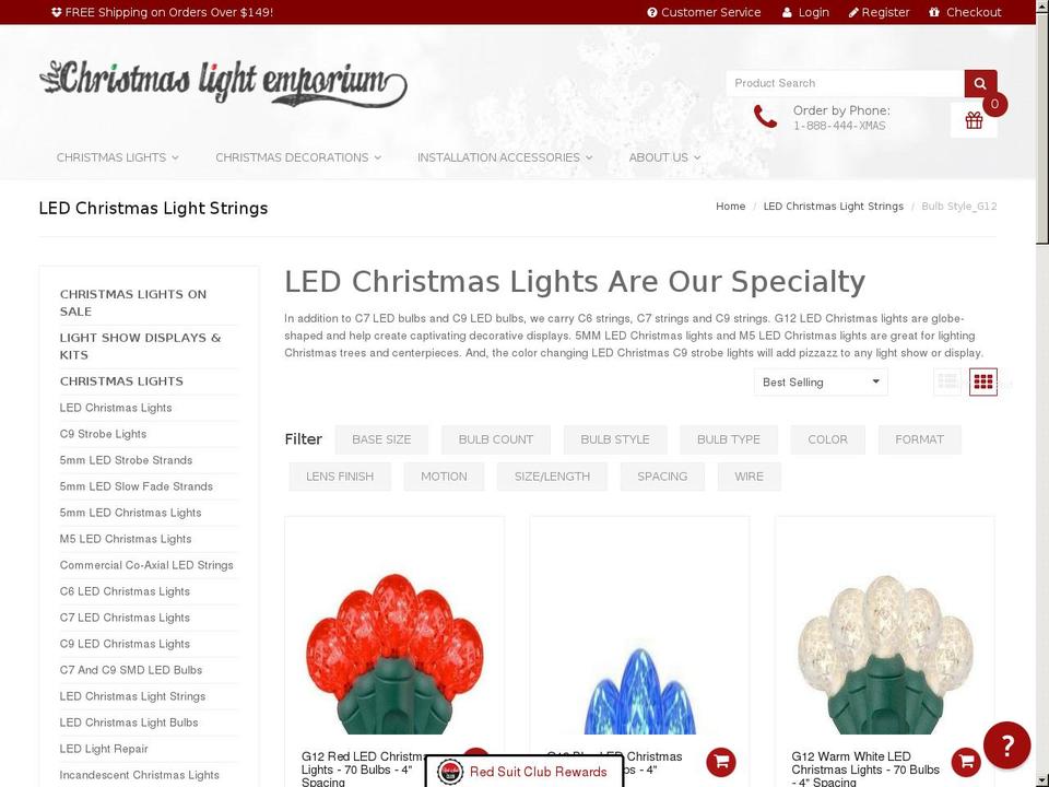 6-7-17-version Shopify theme site example g12ledchristmaslights.com