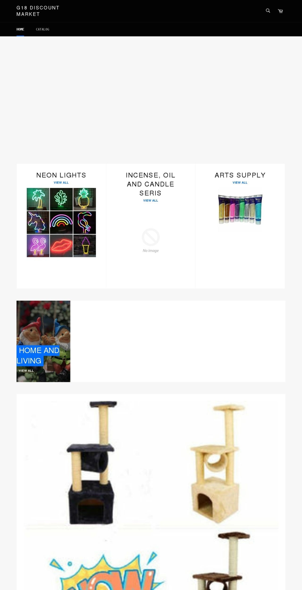 g18discountmaket.com shopify website screenshot