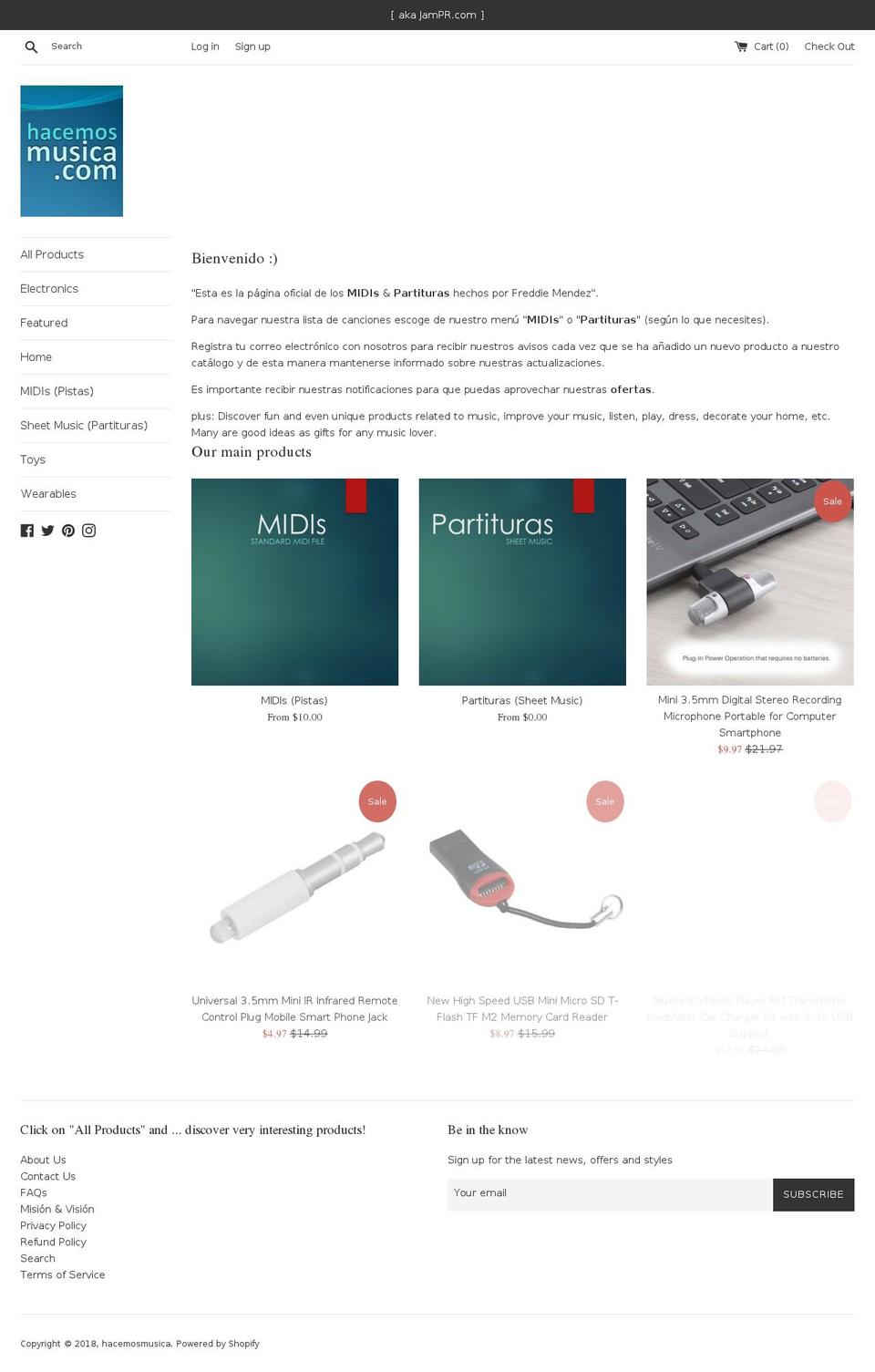 g1g7.com — Shopify storefront screenshot