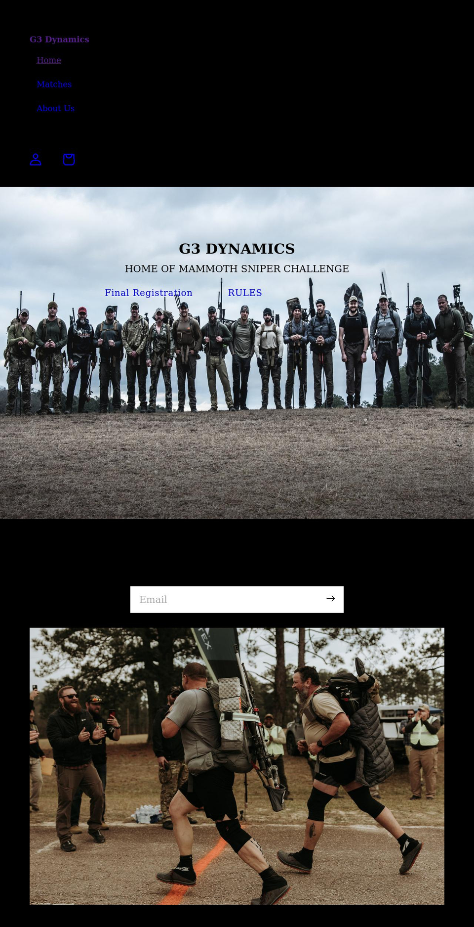 g3dynamics.com shopify website screenshot