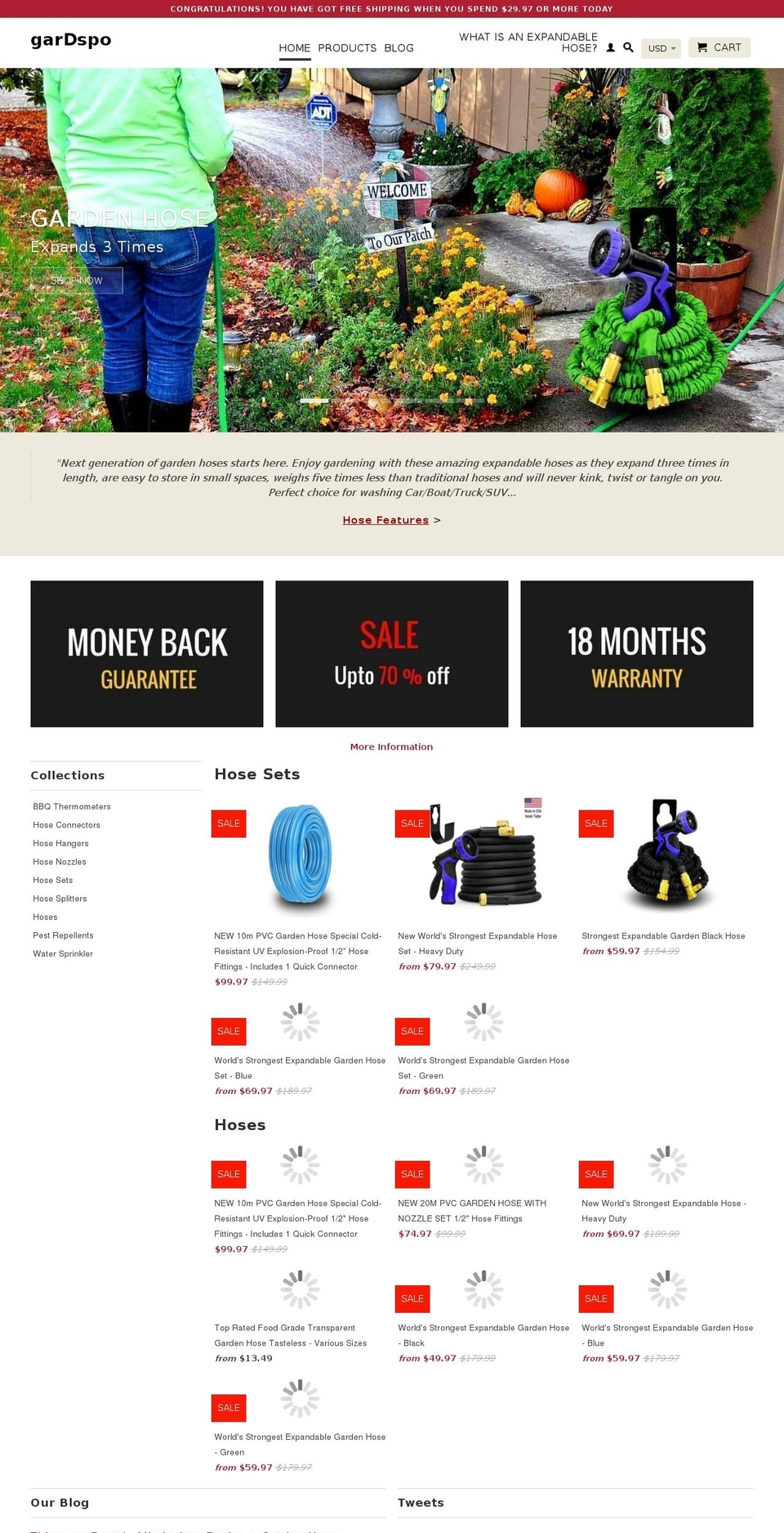 g4garden.com shopify website screenshot