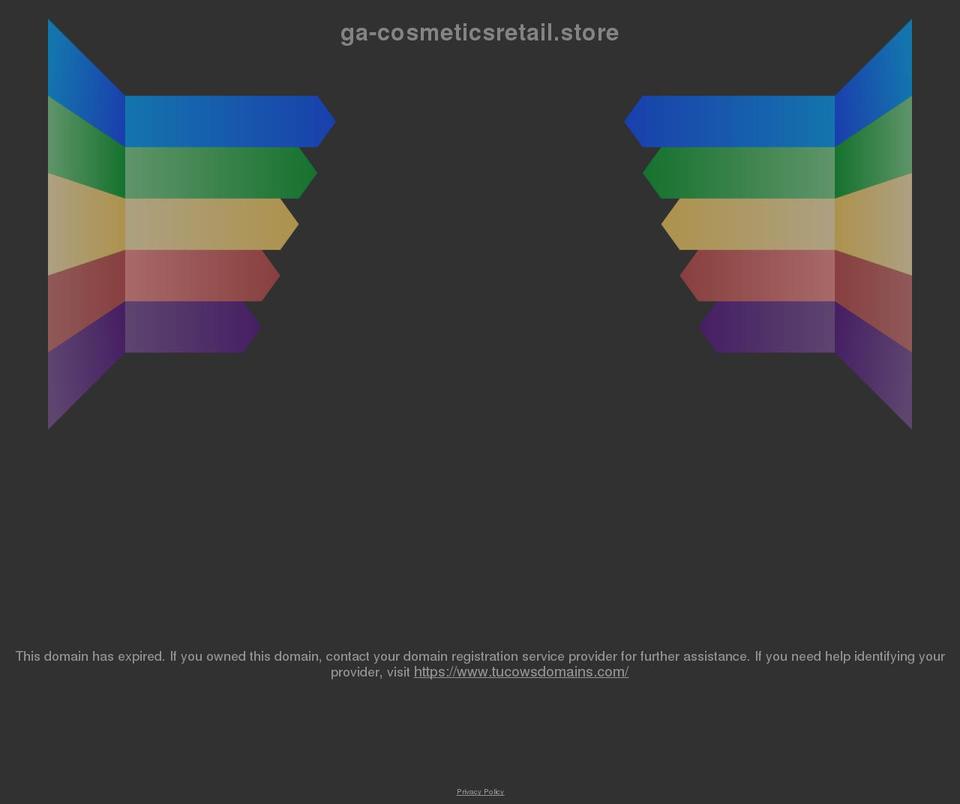 ga-cosmeticsretail.store shopify website screenshot