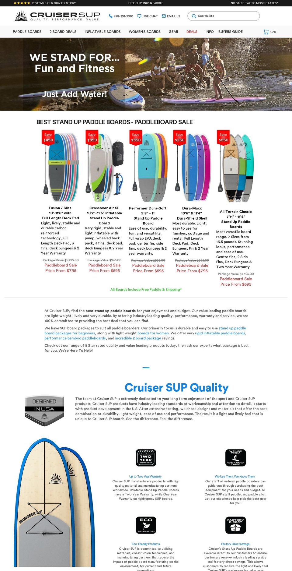 Cruiser SUP - Non Guru Template Shopify theme site example gaastra-tabou.com