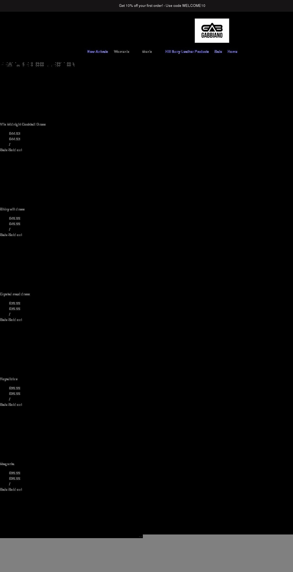 gabbianola.com shopify website screenshot