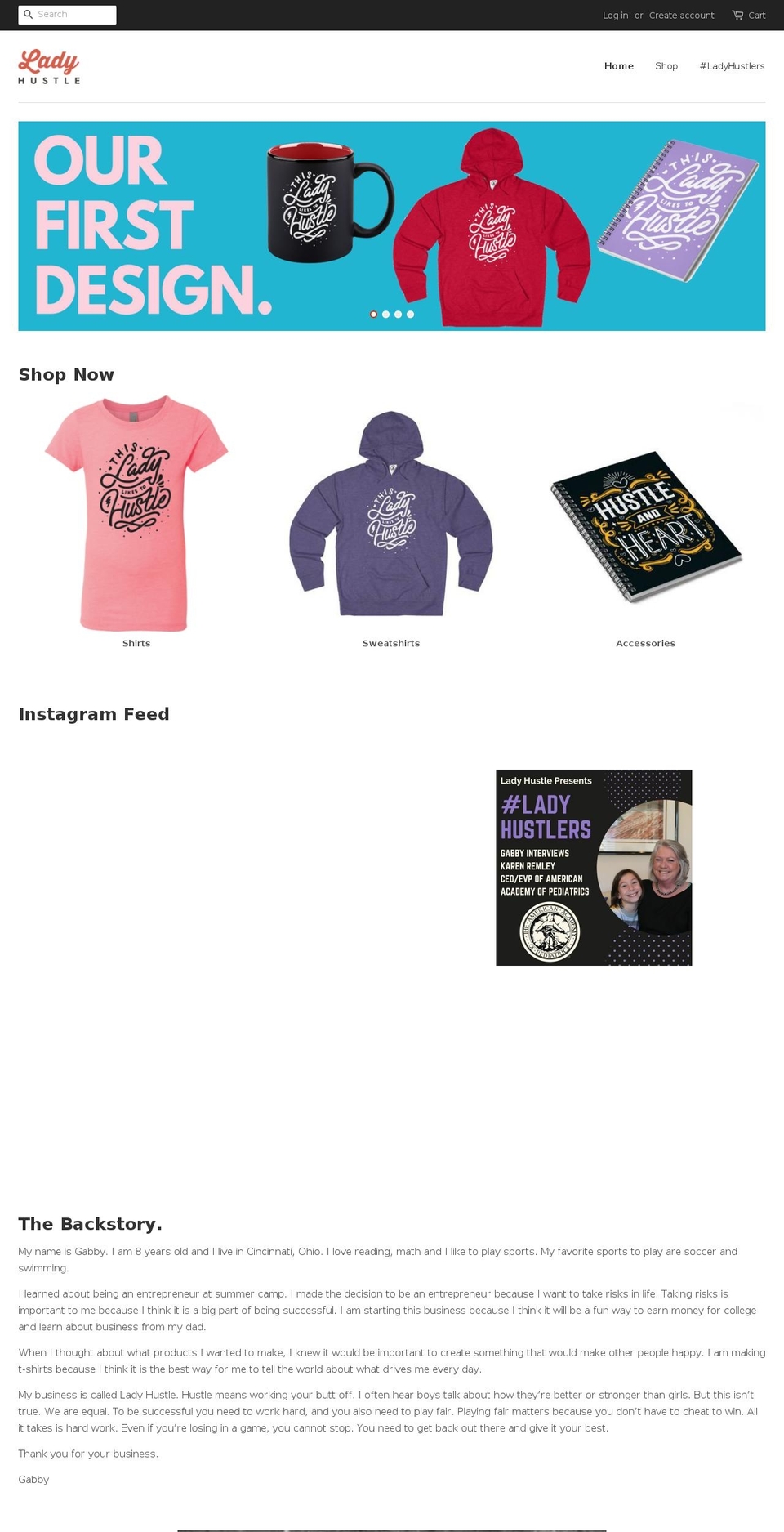 gabbywhite.net shopify website screenshot