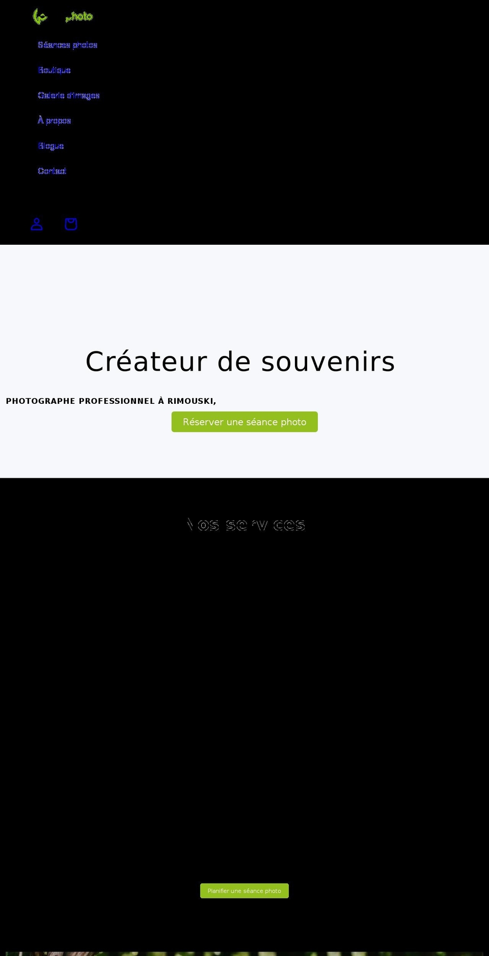gabphotoboutique.com shopify website screenshot