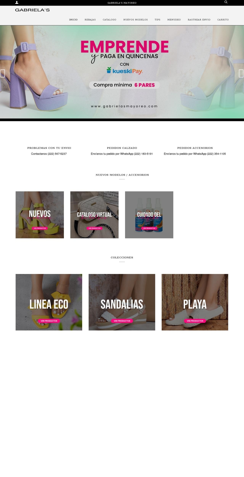 gabrielasmayoreo.com shopify website screenshot