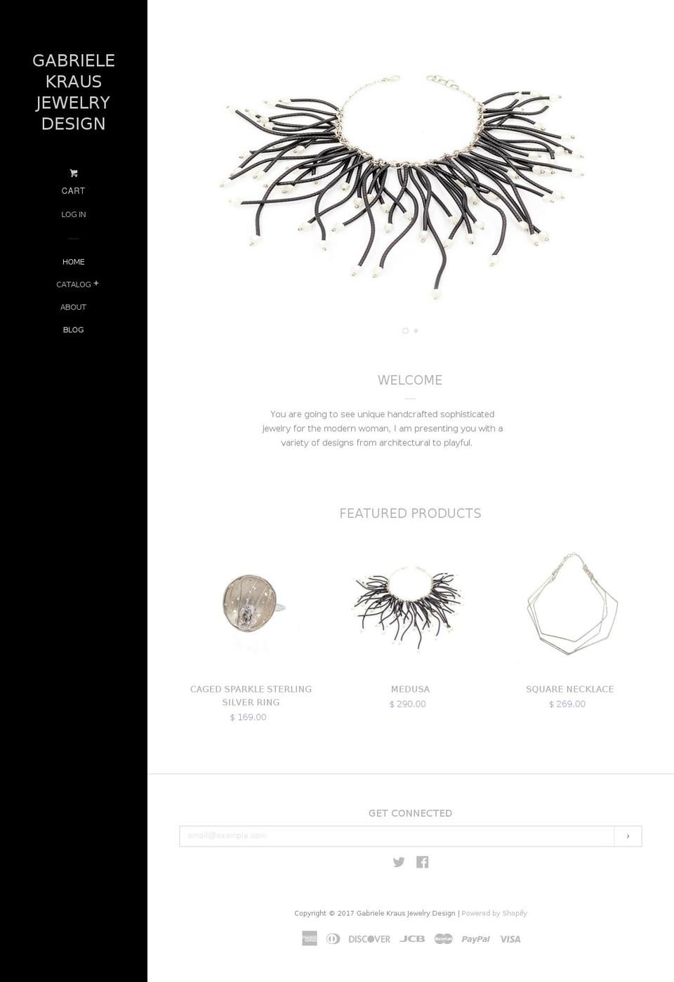 gabriele-kraus-jewelry-design.com shopify website screenshot