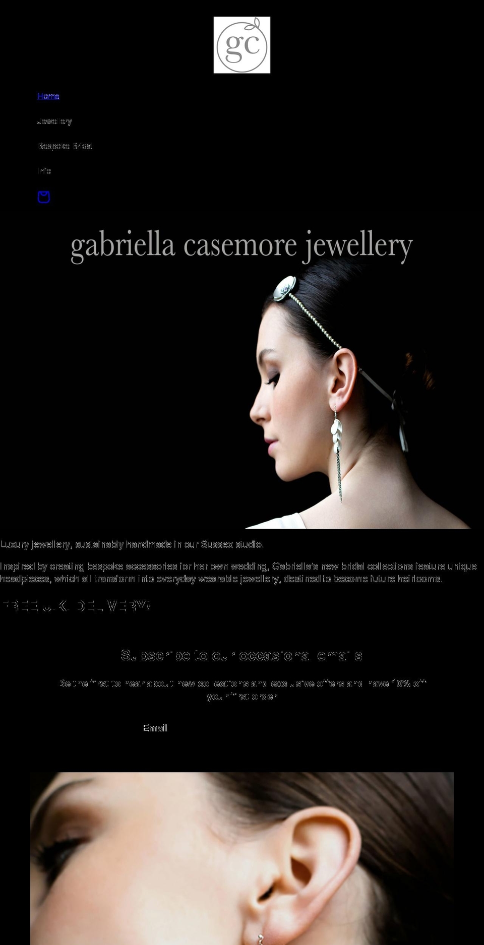 gabriellacasemore.com shopify website screenshot