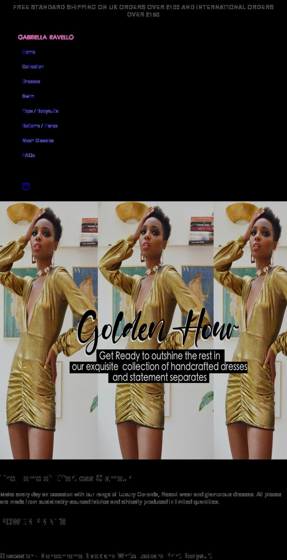 gabriellaravello.com shopify website screenshot
