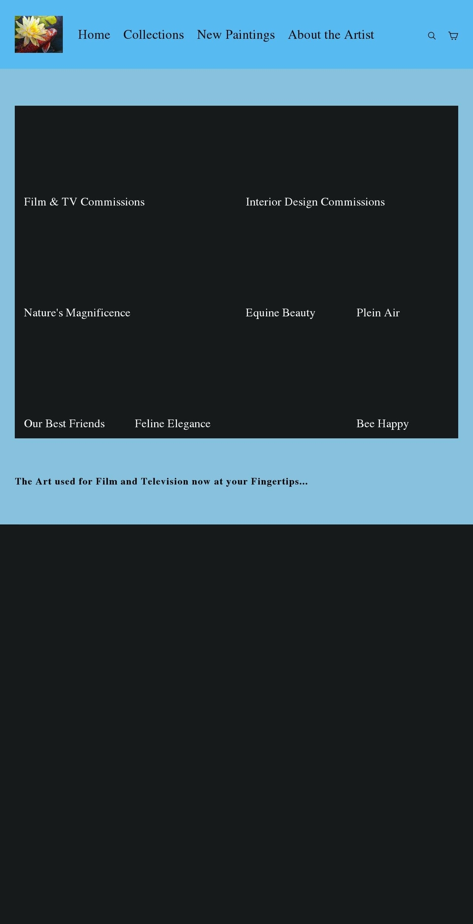 gabriellemckennaelliott.com — Shopify storefront screenshot
