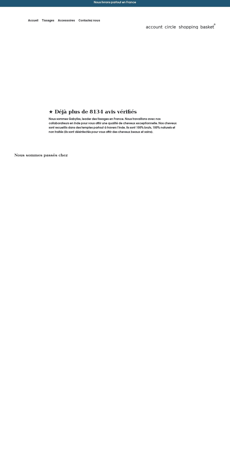 gabyliss.com shopify website screenshot