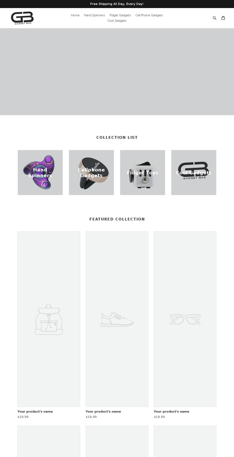 gadget-bae.com — Shopify storefront screenshot