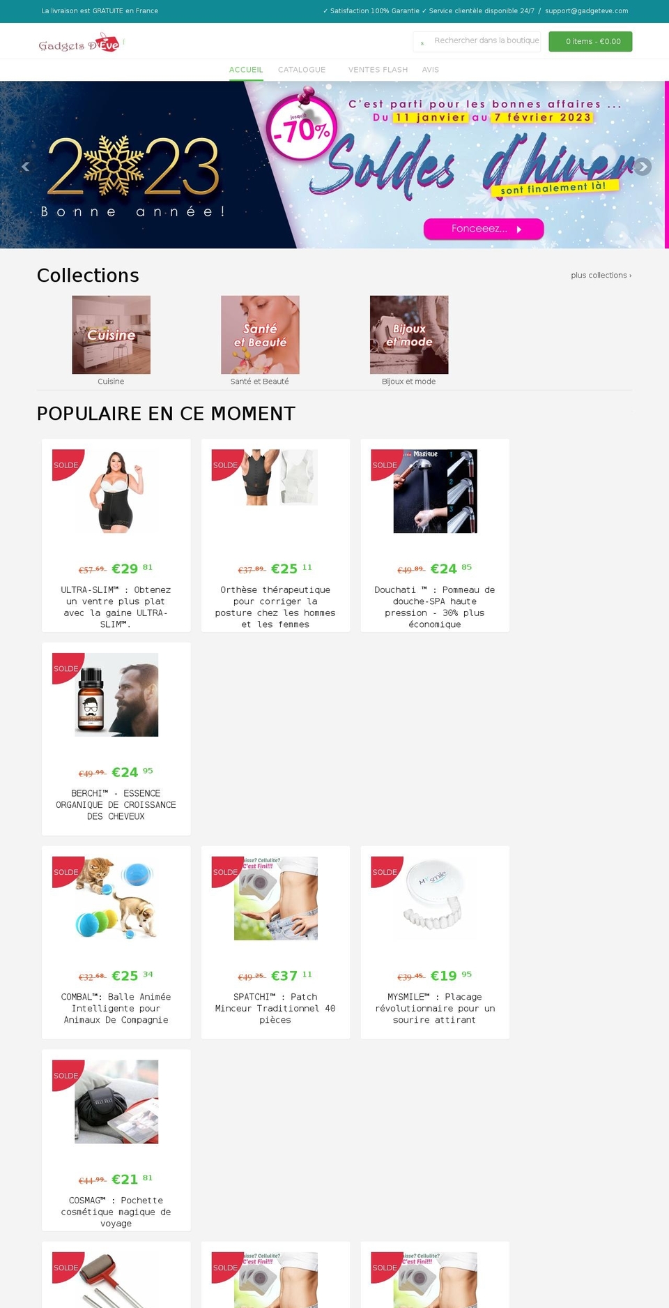 gadget-deve.com shopify website screenshot