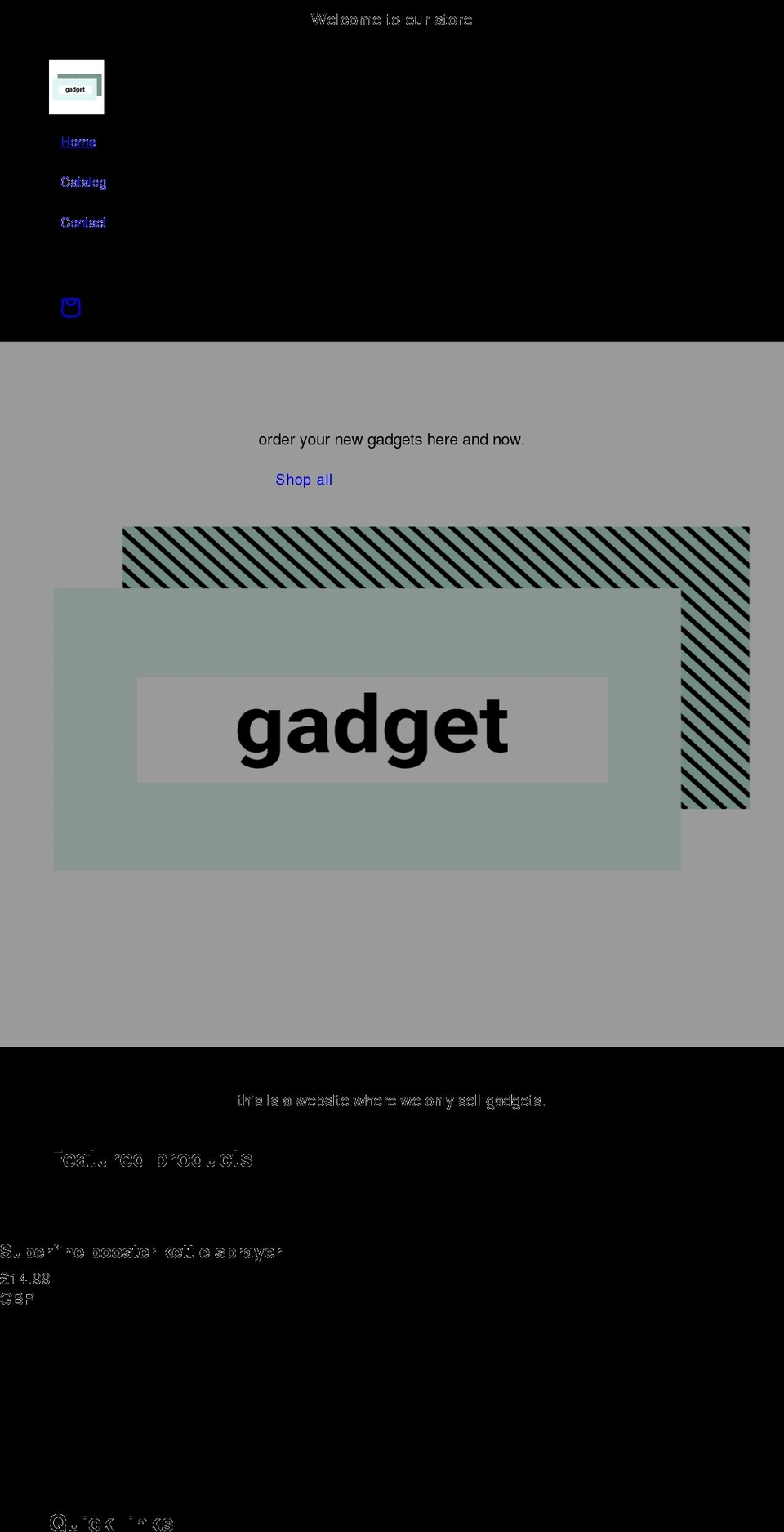 gadget-store.net shopify website screenshot