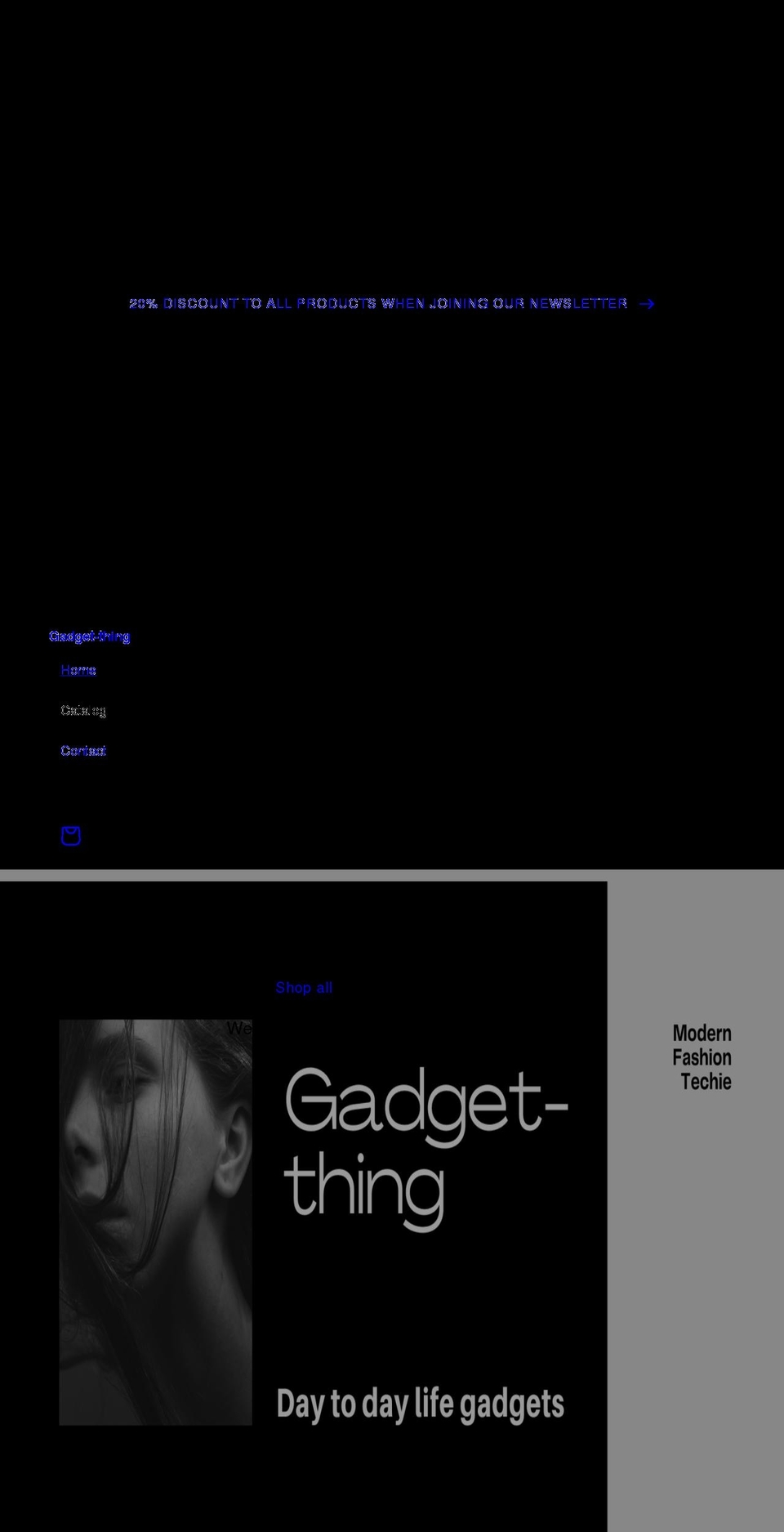 gadget-thing.com shopify website screenshot