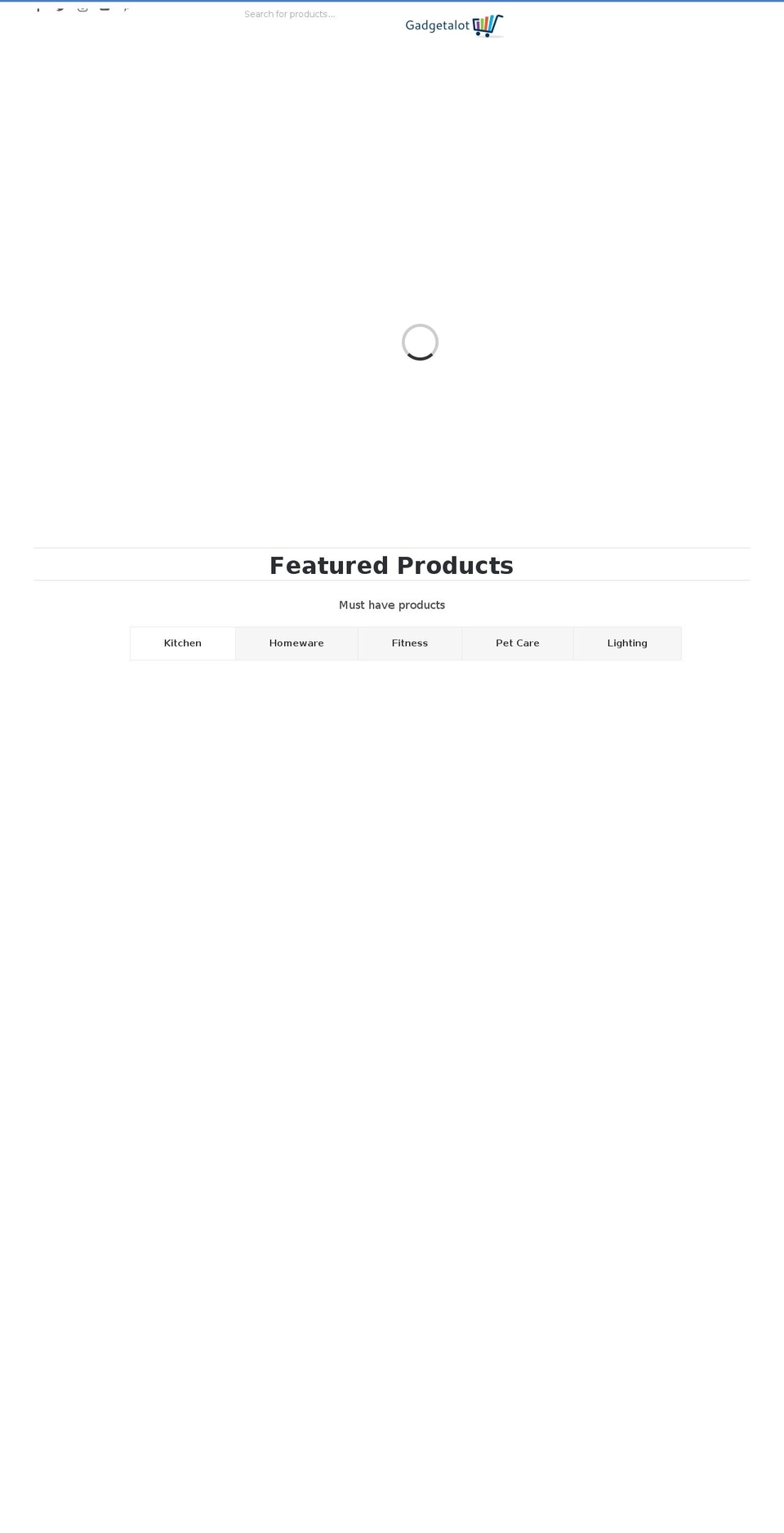 gadgetalot.com — Shopify storefront screenshot