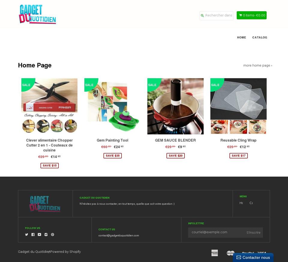 Shopify Booster Shopify theme site example gadgetduquotidien.myshopify.com