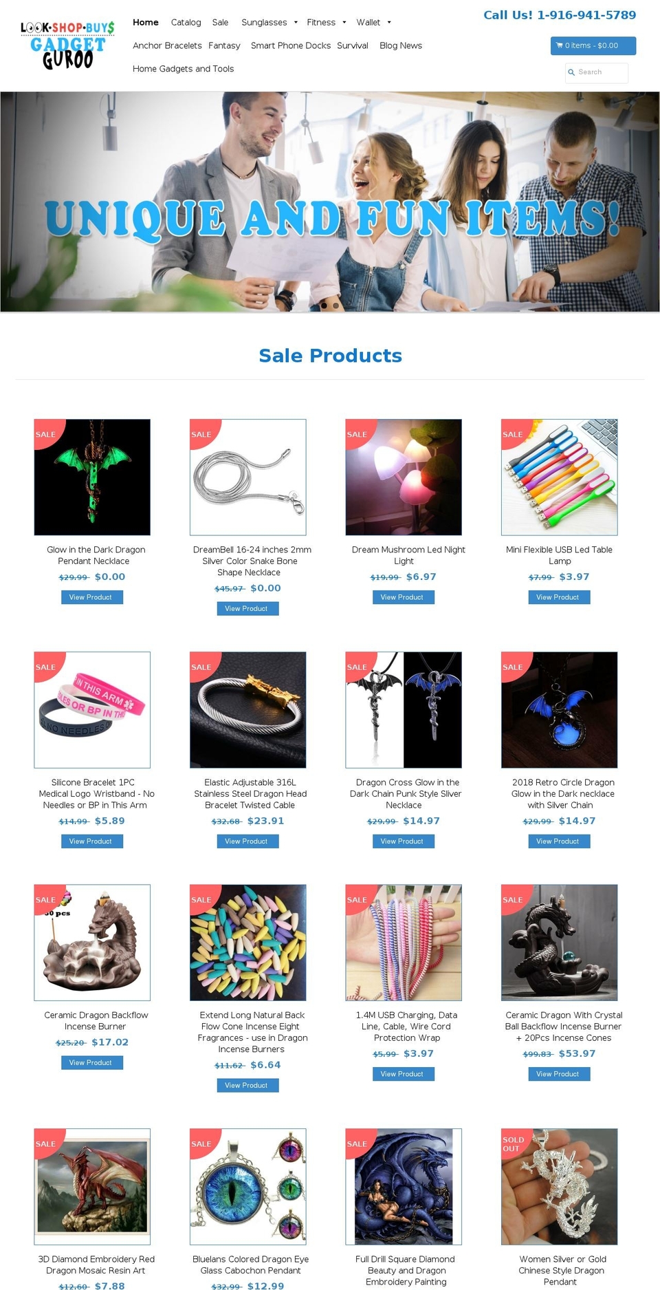 gadgetguroo.com shopify website screenshot