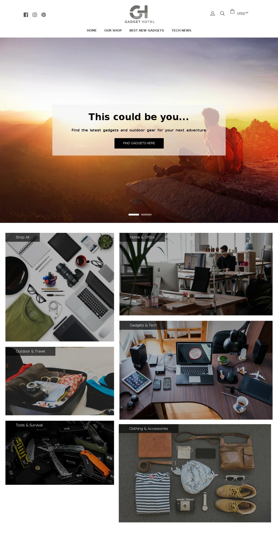 gadgethotel.com — Shopify storefront screenshot