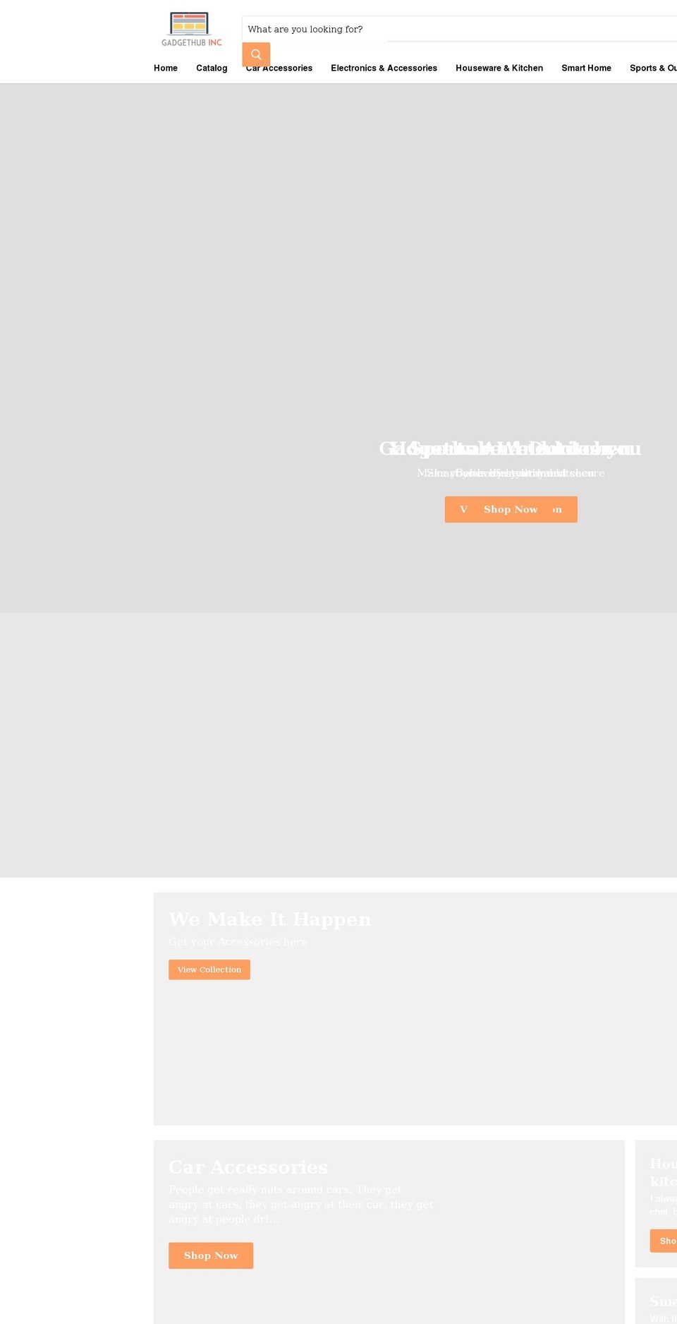 gadgethub-inc.com shopify website screenshot